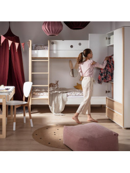 Funflex white 2-Door wardrobe for children bedroom – Inmondo