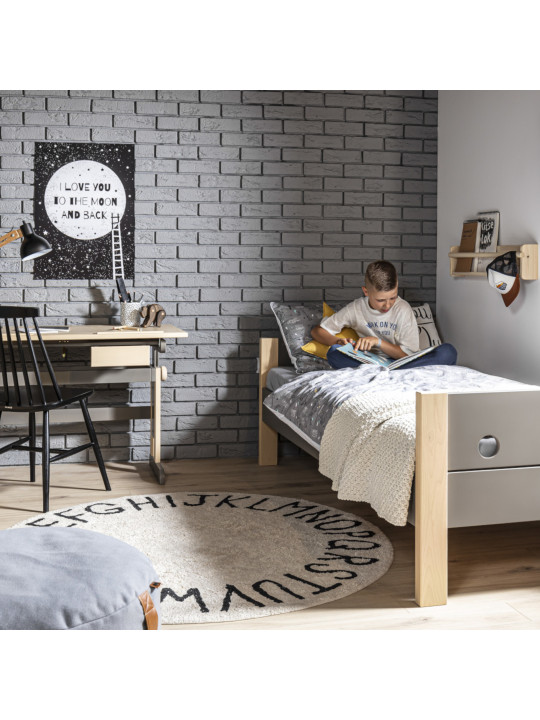 Funflex Children's White Single Bed 90x200 – Inmondo