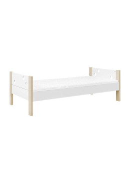 Letto singolo 90x200 in legno bianco per bambini – Inmondo