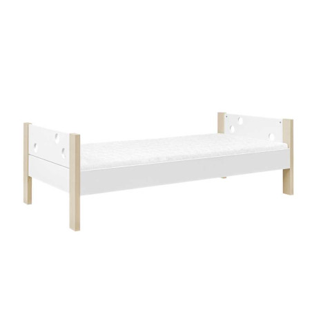 Funflex Children's White Single Bed 90x200 – Inmondo