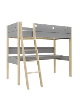 grigio per bambini con scrivania e mensola Funflex – Inmondo