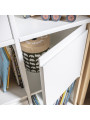 Funflex children's grey chest of drawers with 4 wide fronts – Inmondo