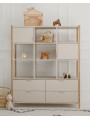 Versa Wide Bookcase for Kids & Teens Modern Oak-Leg Study - Bellamy