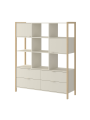 Versa Wide Bookcase for Kids & Teens Modern Oak-Leg Study - Bellamy