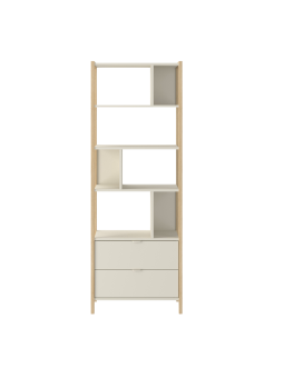 Versa Tall Bookcase for Kids & Teens Modern Oak-Leg Study - Bellamy