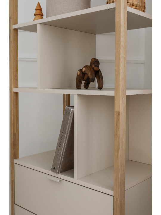 Versa Tall Bookcase for Kids & Teens Modern Oak-Leg Study - Bellamy
