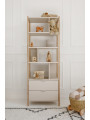 Libreria alta Versa per ragazzi moderna con gambe in rovere - Bellamy
