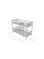 Children's Bunk bed Plotty with ladder - Benlemi