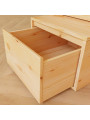 Children's House loft bed Manaslu with storage staris and desk - Benlemi