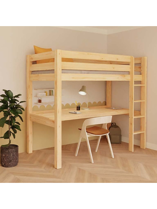 Children's Loft Bed Makalu with desk - Benlemi
