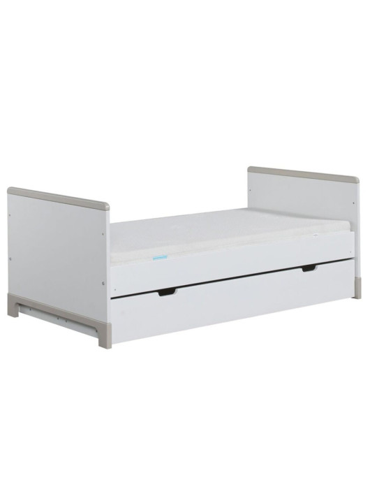 Cassettone per Culla e Lettino per la Cameretta dei Bambini in Legno di Pino bianco - Collezione Mini