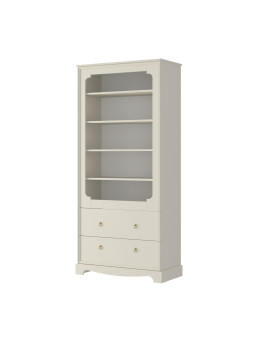Children's Wall Bookcase with Drawers Royal latte - BellAmy