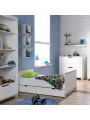 Children's bedroom Cot Bed Drawer in white Pine Wood - Mini Collection