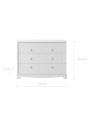 Children Kids Babies 4-Drawer Chest Royal - BellAmy