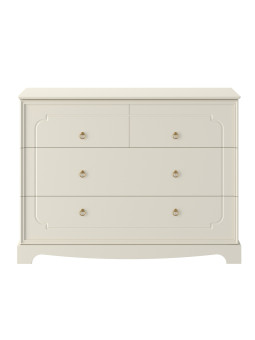Children's 4-Drawer Chest Royal latte - BellAmy