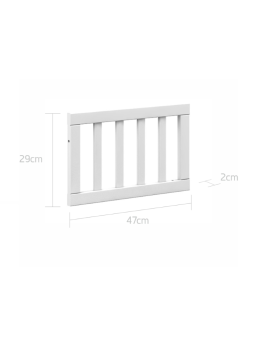 Safety barrier for cradle and cot Royal and Lotta collections by BellAmy