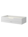 Lettino montessoriano Book Nook 80x160 con cassettone bianco - BellAmy