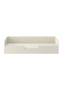 Lettino montessoriano per bambini Book Nook 80x160 con cassettone latte - BellAmy