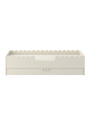 Lettino montessoriano per bambini Book Nook 80x160 con cassettone latte - BellAmy