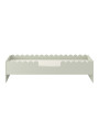 Lettino montessoriano per bambini Book Nook 80x160 con cassettone verde salvia - BellAmy
