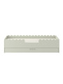 Lettino montessoriano per bambini Book Nook 80x160 con cassettone verde salvia - BellAmy