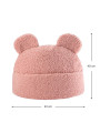 Cuscino a forma di orsetto con tasca Teddy Pouch rosa  - Wigiwama