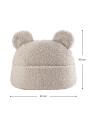 Children's Biscuit Brown Teddy Pouch - Wigiwama