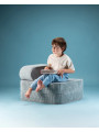 Poltrona per bambini Flip in velluto a coste verde menta - Wigiwama