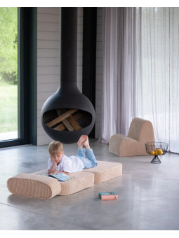 Children's Brown Sugar Mousse Flip Chair - Wigiwama