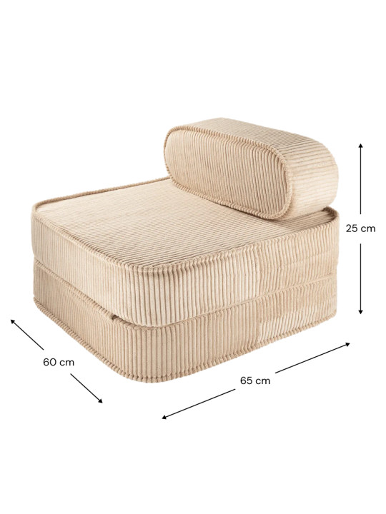 Children's Brown Sugar Mousse Flip Chair - Wigiwama