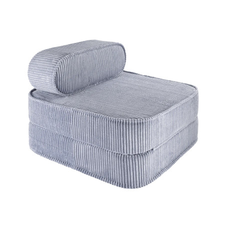 Children's Blueberry Blue Mousse Flip Chair - Wigiwama