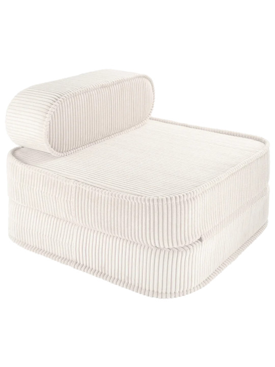 Children's Marshmallow White Mousse Flip Chair - Wigiwama