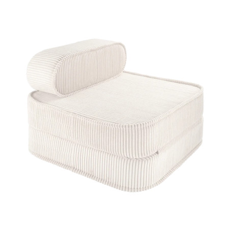 Children's Marshmallow White Mousse Flip Chair - Wigiwama
