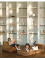 Children's Toffee Brown Mousse Flip Chair - Wigiwama