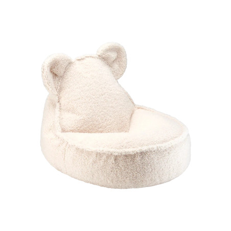 Children's Cream White Teddy Bear Beanbag - Wigiwama