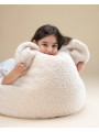 Children's Cream White Teddy Bear Beanbag - Wigiwama