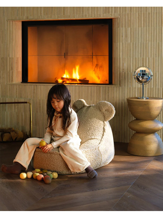 Children's Biscuit Brown Teddy Bear Beanbag - Wigiwama