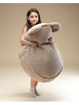 Children's Biscuit Brown Teddy Bear Beanbag - Wigiwama