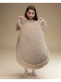 Children's Biscuit Brown Teddy Bear Beanbag - Wigiwama