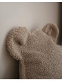 Pouf a sacco orsetto in tessuto teddy marrone biscotto - Wigiwama
