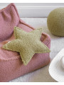 Children's Matcha Green Teddy Star Cushion - Wigiwama