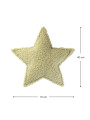 Children's Matcha Green Teddy Star Cushion - Wigiwama