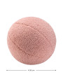 Cuscino a forma di palla rotonda rosa guava per bambini - Wigiwama