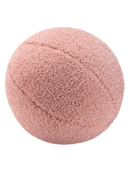 Cuscino a forma di palla rotonda rosa guava per bambini - Wigiwama