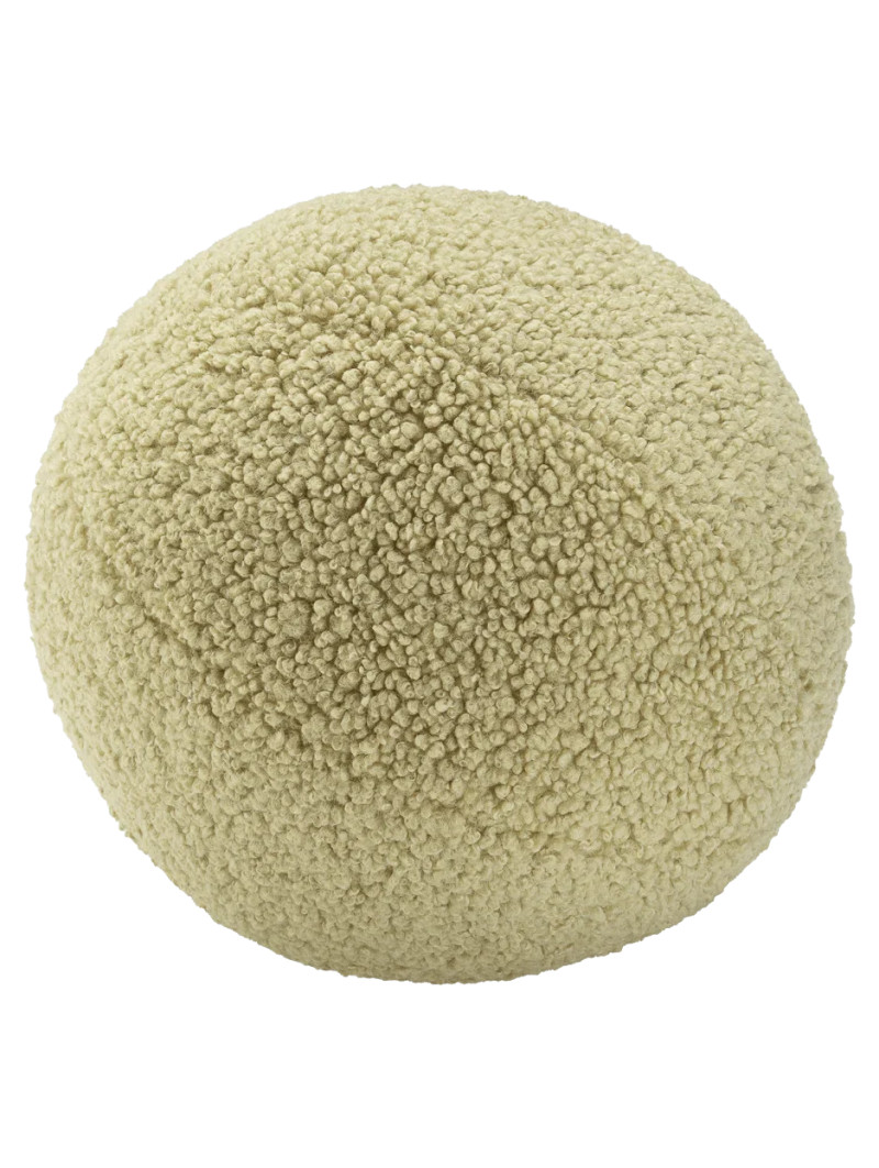 Cuscino a forma di palla rotonda verde matcha per bambini - Wigiwama