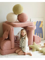 Children's Guava Pink Ball Teddy Cushion - Wigiwama