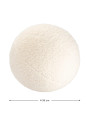Children's Cream White Ball Teddy Cushion - Wigiwama