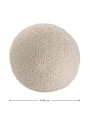 Children's Biscuit Brown Ball Teddy Cushion - Wigiwama