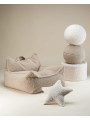Cuscino a forma di palla rotonda marrone biscotto per bambini - Wigiwama