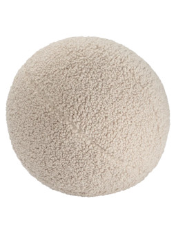 Cuscino a forma di palla rotonda marrone biscotto per bambini - Wigiwama